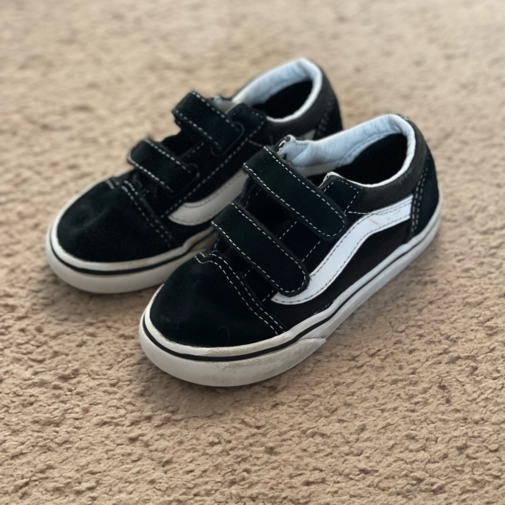 Toddler Velcro Vans Size 8
